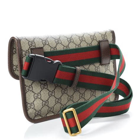 gucci supreme belt fashionphile|Gucci supreme belt bag review.